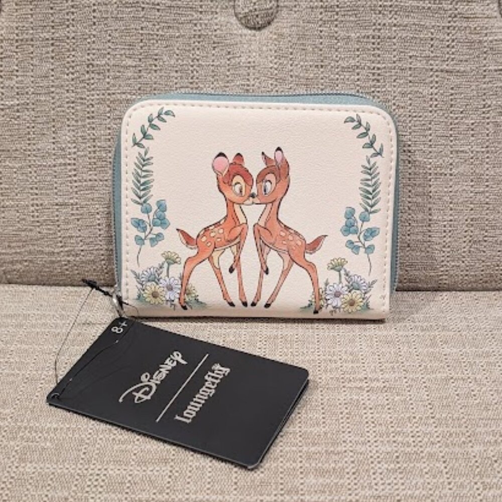 Loungefly Disney Bambi Love Mini Zipper Wallet